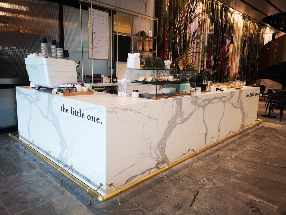 Full shot of Hospitality benchtop