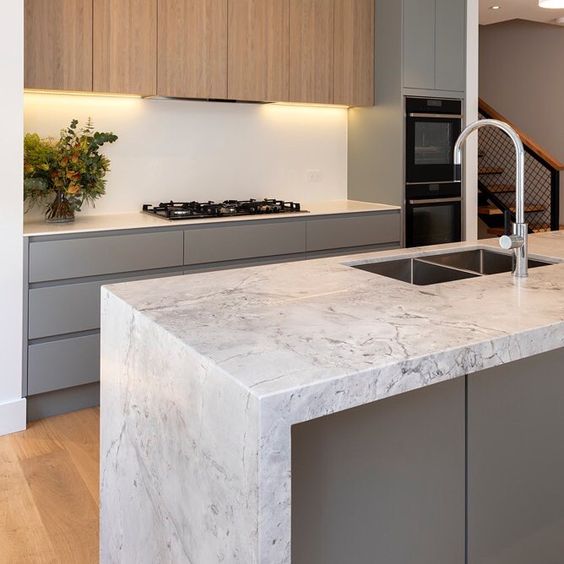 Superwhite Dolomite Kitchen